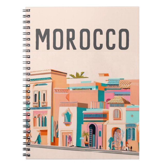 Morocco Marakech Notebook (Front)