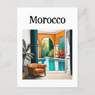 Morocco Marrakech Postcard