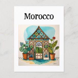 Morocco Marrakech  Postcard