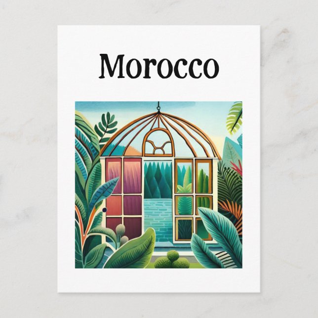 Morocco Marrakech Postcard (Front)