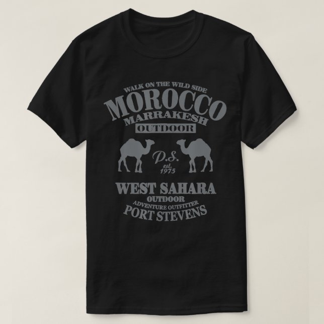 Morocco  Marrakech  Sahara  T-Shirt (Design Front)