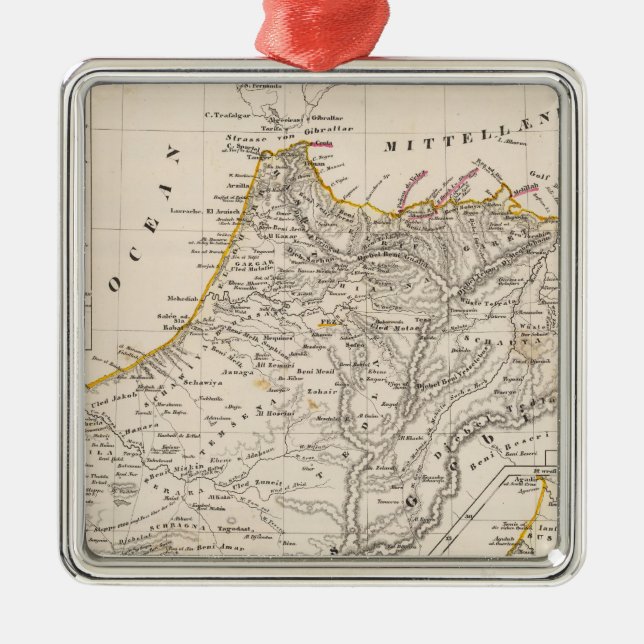 Morocco Metal Ornament (Front)