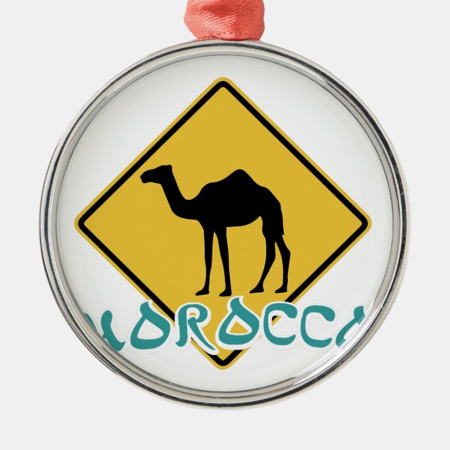 Morocco Metal Tree Decoration (Front)