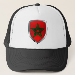 Morocco Metallic Emblem Trucker Hat