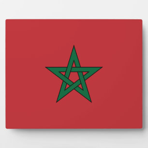 Morocco – Moroccan Flag Plaque