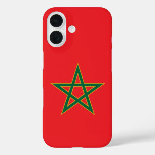 Morocco Moroccan Flag Soccer Football Lover iPhone 16 Case