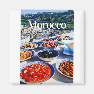 Morocco | Moroccan | Moroccan Food | Morocco trip Magnet