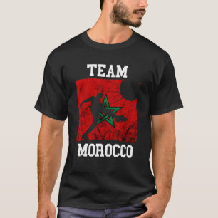 Morocco Moroccan Soccer Team Moroccan Pride Morocc T-Shirt
