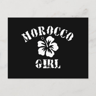 Morocco Pink Girl Postcard