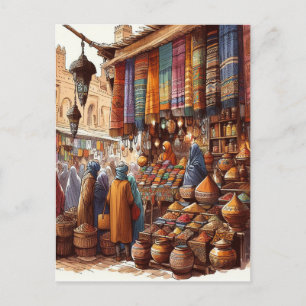 Morocco  postcard