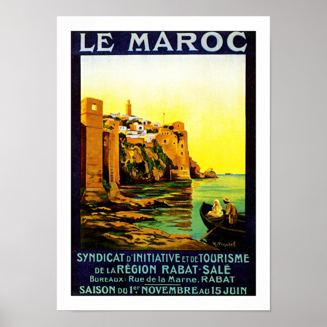 Morocco ~ Rabat Poster (Front)