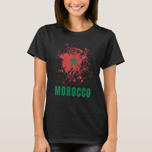 Morocco Retro Vintage Watercolors Sport Moroccan F T-Shirt