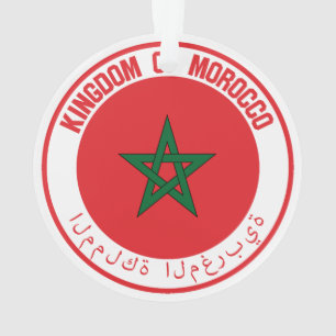 Morocco Round Emblem Ornament