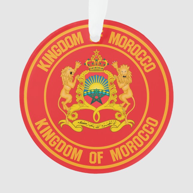 Morocco Round Emblem Ornament (Front)