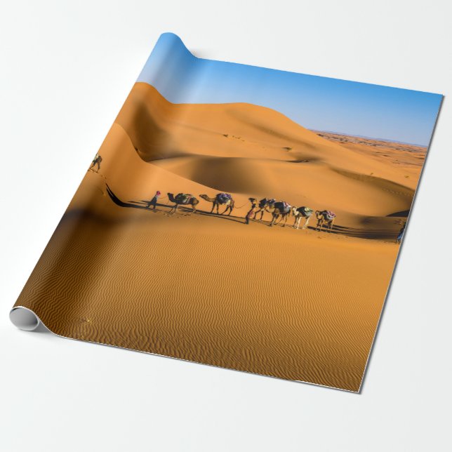 MOROCCO SAHARA WRAPPING PAPER (Unrolled)