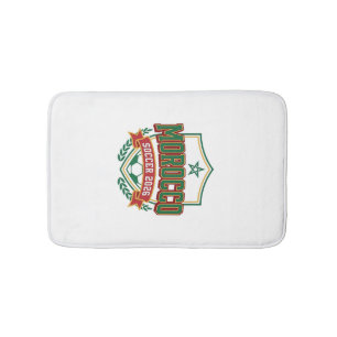 Morocco Soccer 2026 Soccer Bold Country Typography Bath Mat