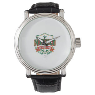 Morocco Soccer 2026 Soccer Bold Country Typography Watch