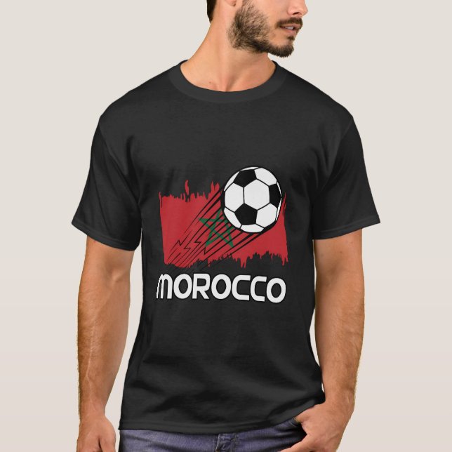 Morocco Soccer Fan T-Shirt (Front)