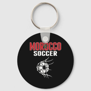 Morocco Soccer Fans Jersey - Support Moroccan Foot Key Ring