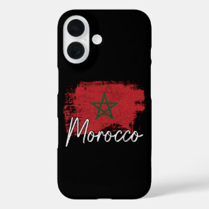Morocco soccer lover gift Maroc Flag Morocco Moroc iPhone 16 Case