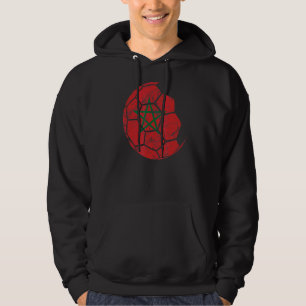 Morocco Soccer National Team Support The Team Flag Hoodie