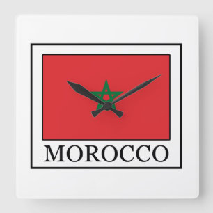 Morocco Square Wall Clock