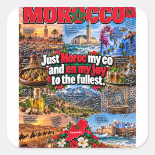 Morocco sticker