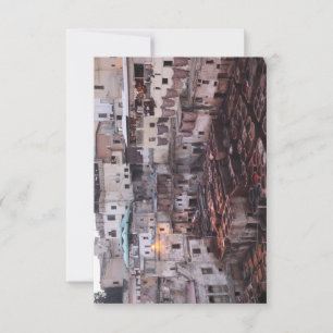 Morocco Street Photography Thank You Card