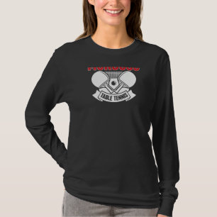 Morocco Table Tennis Support Moroccan Ping Pong T T-Shirt