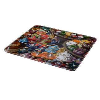 Morocco Tagine  Glass Cutting Board