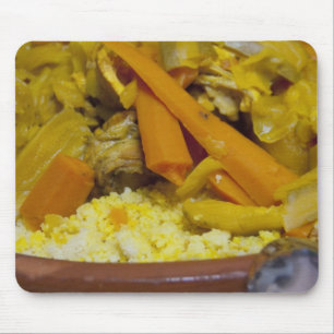 Morocco, Tetouan. Traditional Moroccan meal of Mouse Pad