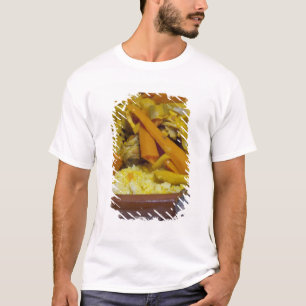 Morocco, Tetouan. Traditional Moroccan meal of T-Shirt
