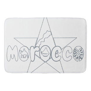 Morocco - The Star of Culture and Change Bath Mat