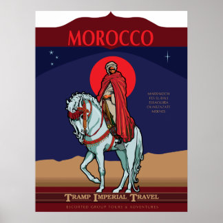 Morocco Travel Poster