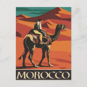Morocco  Vintage  Postcard