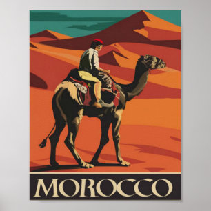 Morocco Vintage Poster