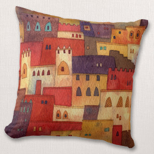 Morocco Watercolor Cushion