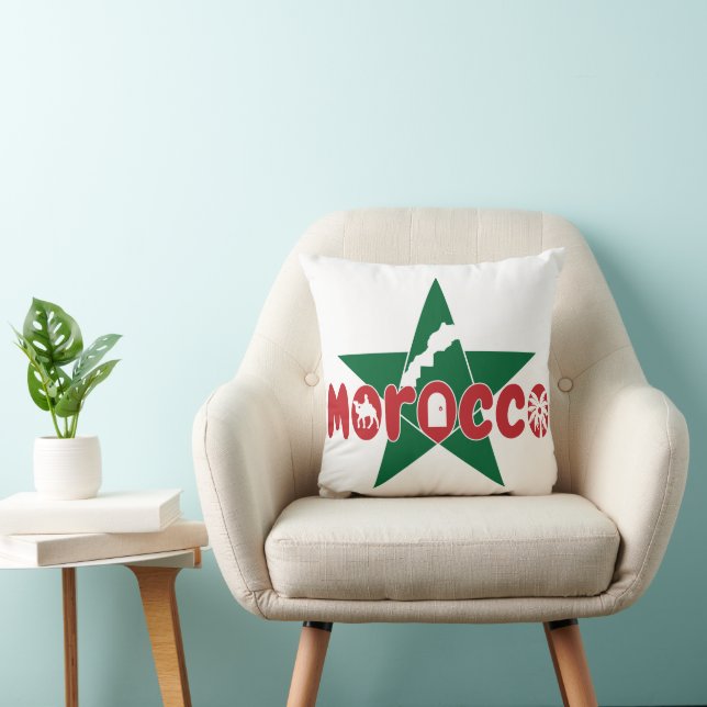 Morocco: Where Heritage Shines Modern Cushion (Chair)