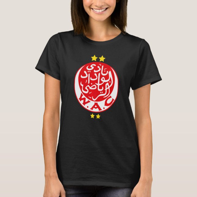Morocco Wydad Casablanca Wac  Soccer Widad T-Shirt (Front)