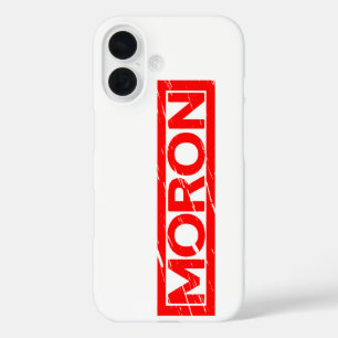 Moron Stamp iPhone 16 Case