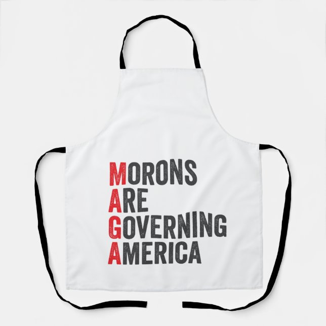 Morons Are Governing America 4th of July  Apron (Front)