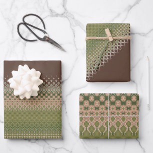 Morph green brown Paper Pack 3