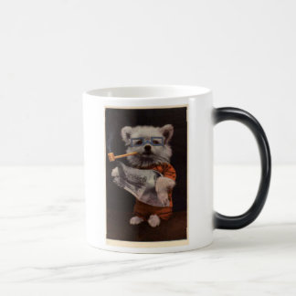 Morphing Mug: Puppy Pipe Smoker Magic Mug