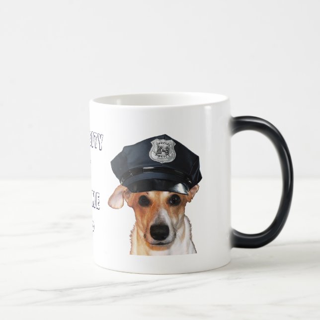 Morphing Mug - Security by K-9 Cop (Right)