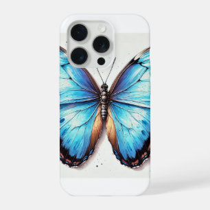 Morpho Butterfly 071024IREF233 - Watercolor iPhone 15 Pro Case