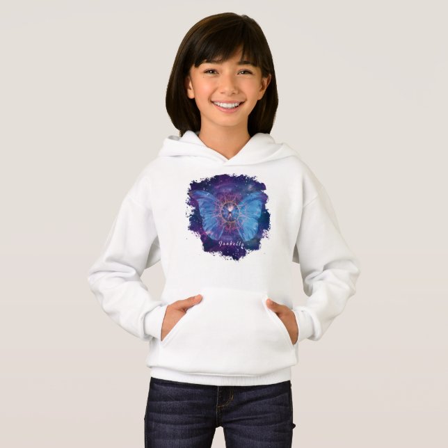 Morpho butterfly / Galaxy Mandala   (Front Full)