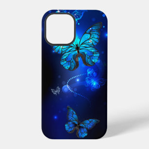 Morpho Butterfly in the Dark Background iPhone 12 Pro Case