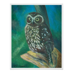 Morpork Owl Poster
