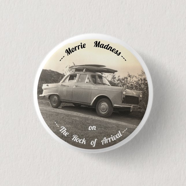 Morrie Madness 3 Cm Round Badge (Front)