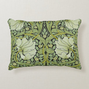 Morris 1876 Vintage Pimpernel Floral Pattern Decorative Cushion